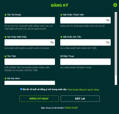 Đăng Ký Nhanh Chóng Tại 788BET